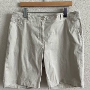 Talbots Cotton Bermuda Shorts - 16W